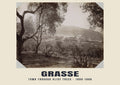 Town through olive trees, Grasse, 1880–1900 heritage photograph