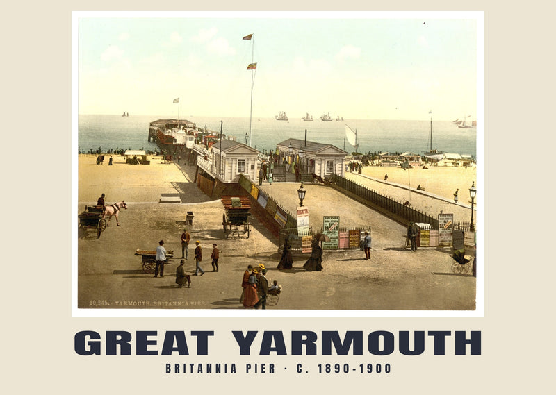 Britannia Pier, Great Yarmouth, c. 1890–1900 Heritage Print