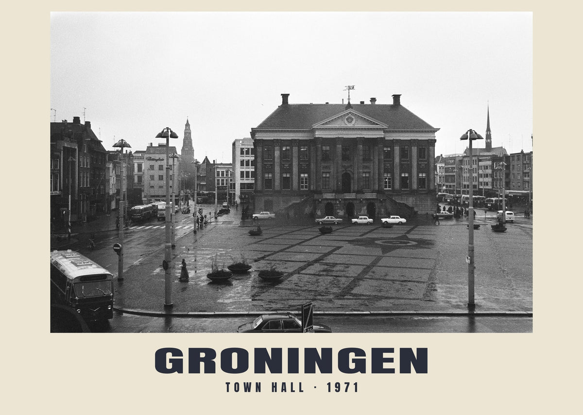 Town Hall, Groningen, 1971 heritage photograph