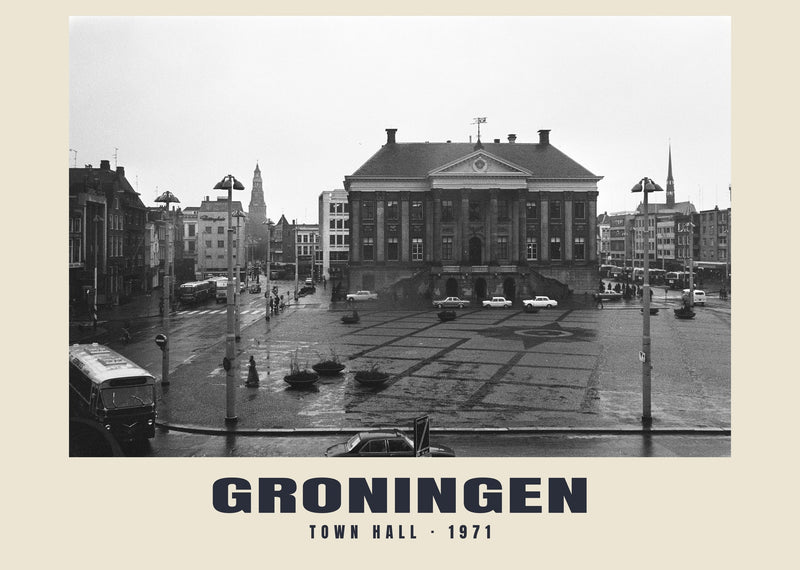 Town Hall, Groningen — 1971 · Historic photograph print
