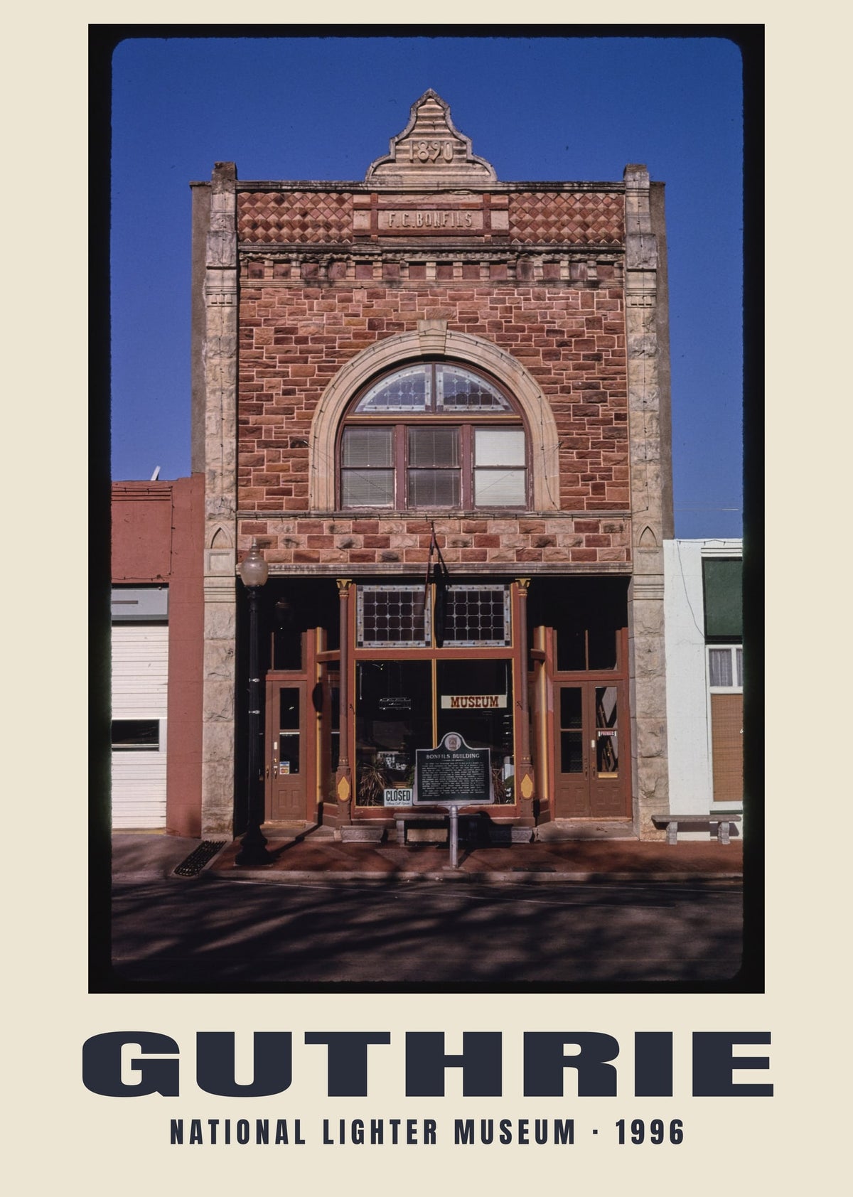 National Lighter Museum, Guthrie, 1996 heritage photograph