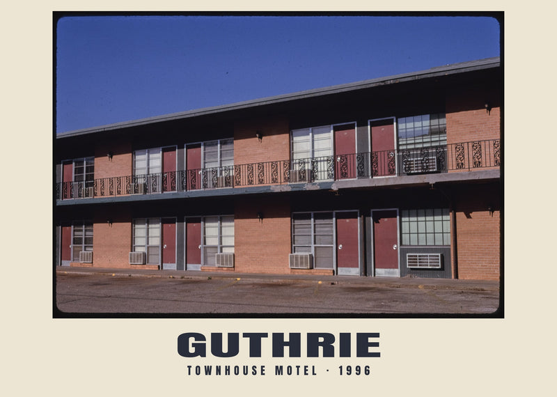 Townhouse Motel, Guthrie — 1996 · Historic photograph print
