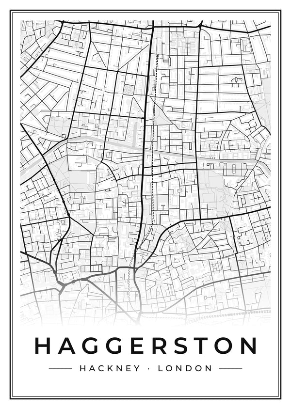 Haggerston Street Map Poster