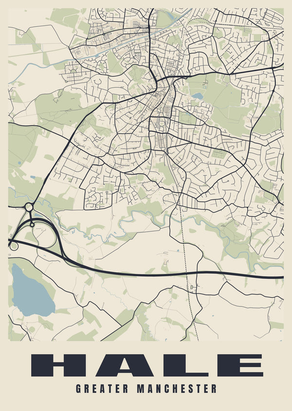 Hale Street Map Poster