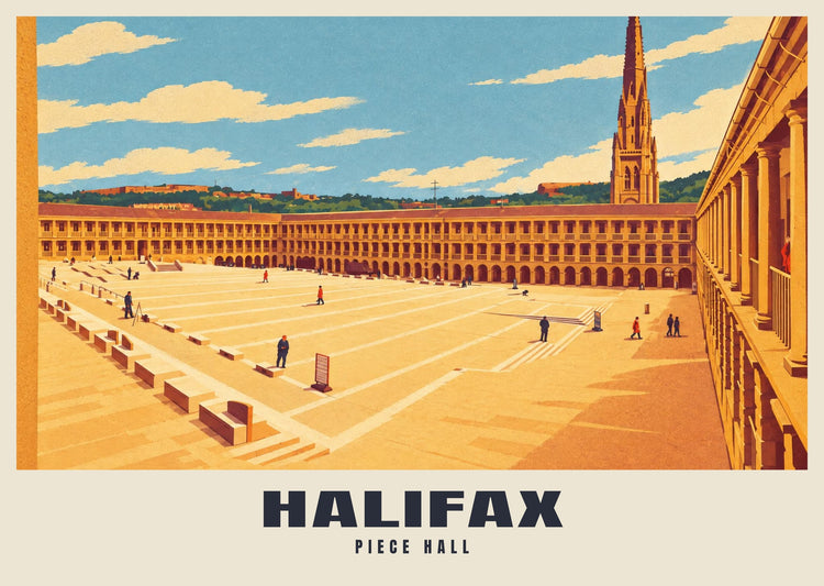 Piece Hall, Halifax Poster