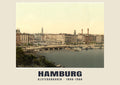 Alsterarkaden, Hamburg, 1890–1900 heritage photograph