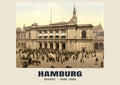 Bourse, Hamburg, 1890–1900 heritage photograph