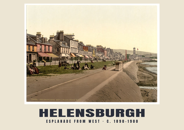 Esplanade from west, Helensburgh, c. 1890–1900 Heritage Print