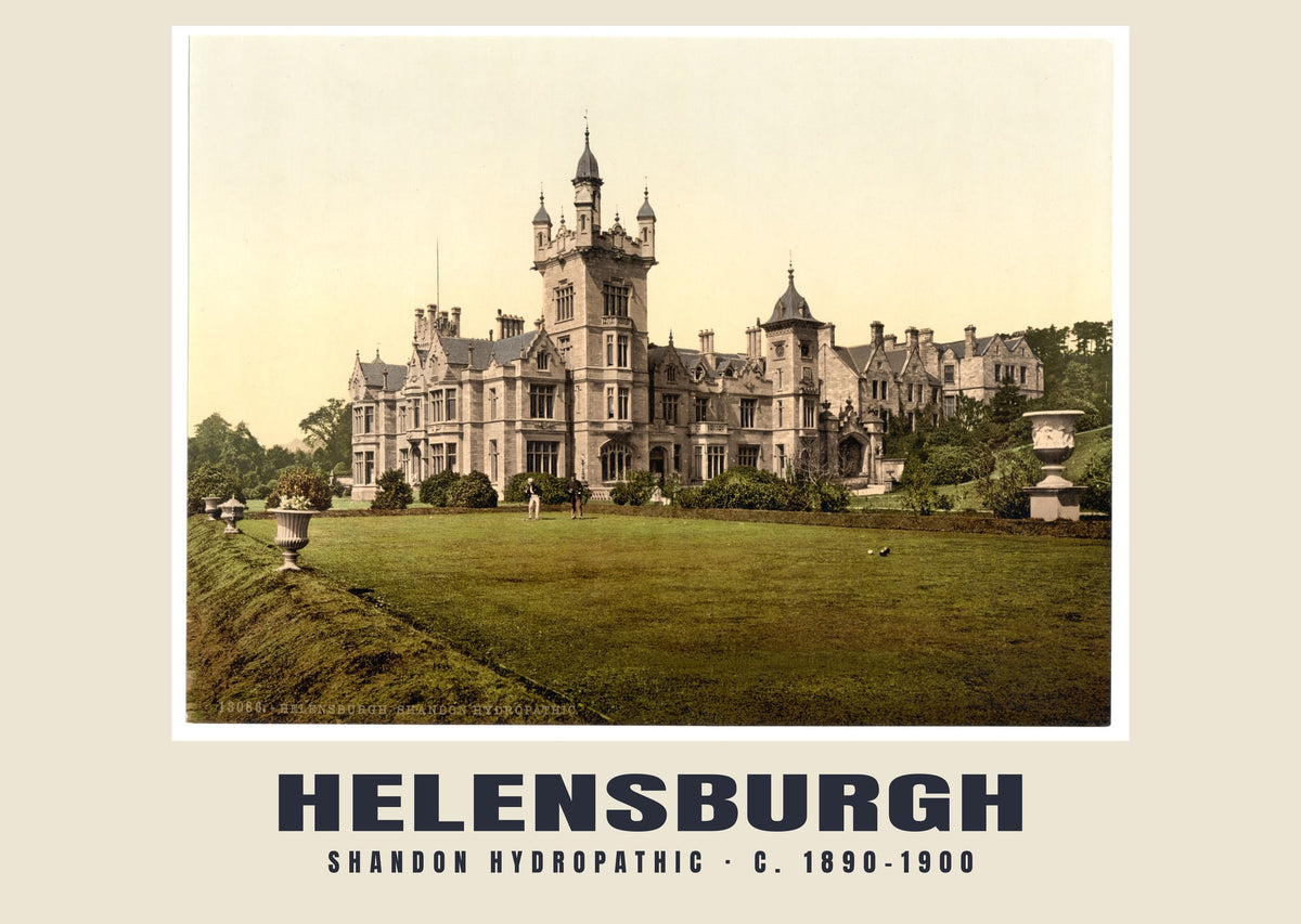 Shandon Hydropathic, Helensburgh, c. 1890–1900 heritage photograph