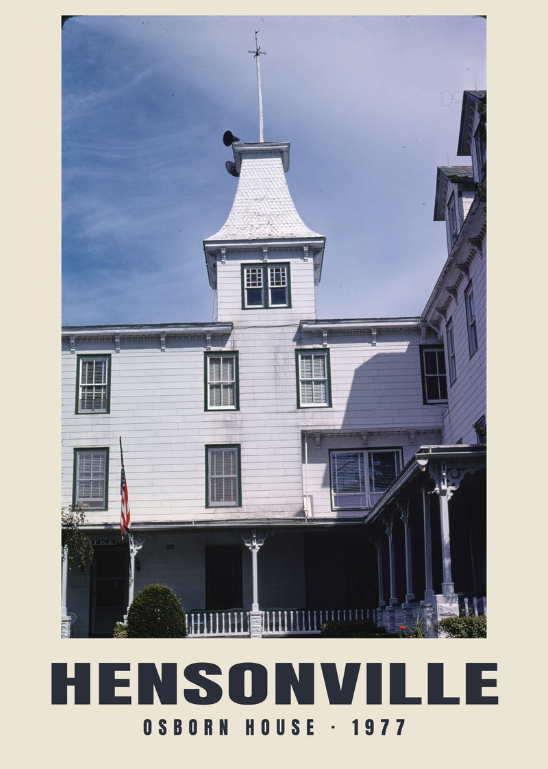 Osborn House, Hensonville, New York — 1977 · Historic photograph print