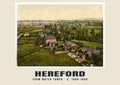 From water tower, Hereford, c. 1890–1900 heritage photograph