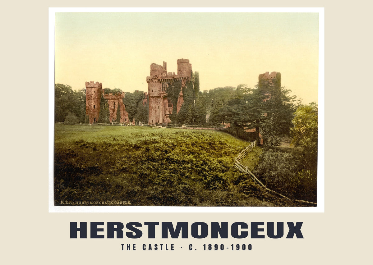 The castle, Herstmonceux, c. 1890–1900 heritage photograph