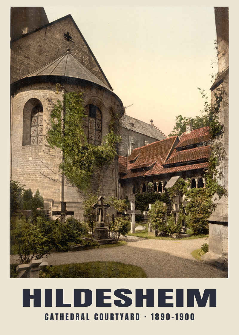 Hildesheimer Dom, Hildesheim — 1890–1900 · Vintage photochrom print