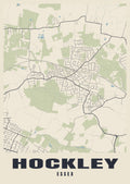 Street map poster of Hockley, Essex