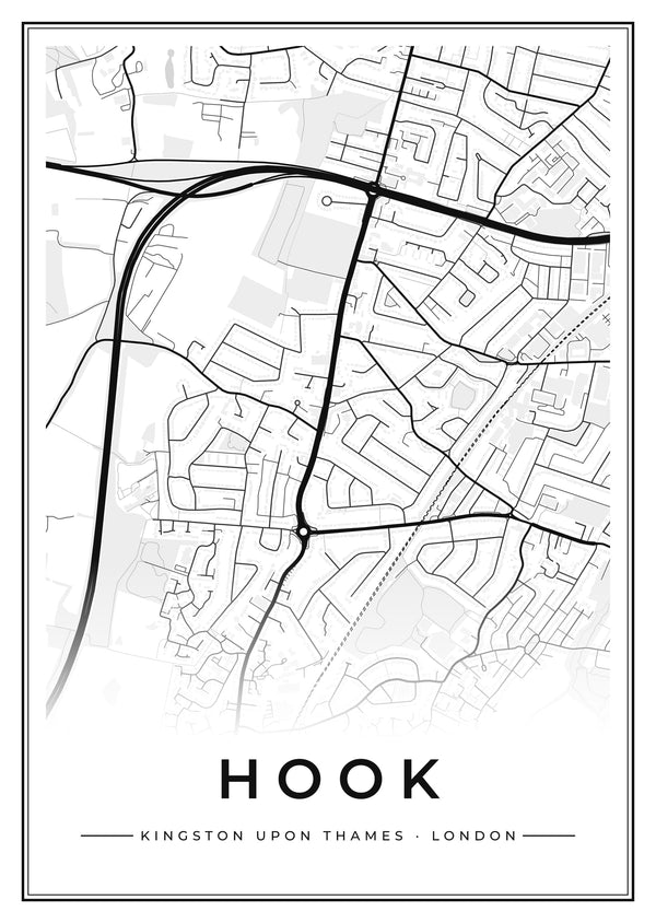 Hook Street Map Poster