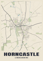 Street map poster of Horncastle, Lincolnshire