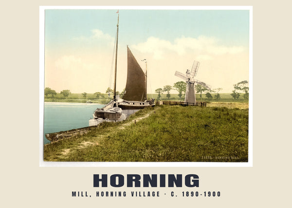 Mill, Horning Village, c. 1890–1900 Heritage Print