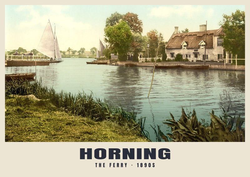 The Ferry, Horning, c. 1890–1900 Heritage Print