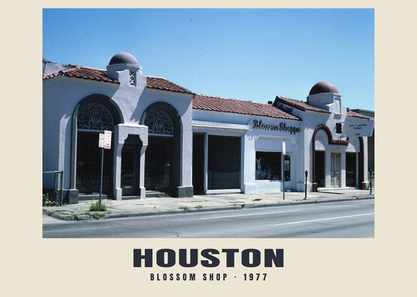 Blossom Shop, Houston — 1977 · Historic photograph print