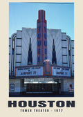 Tower Theater, Houston, 1977 — Historic photograph print