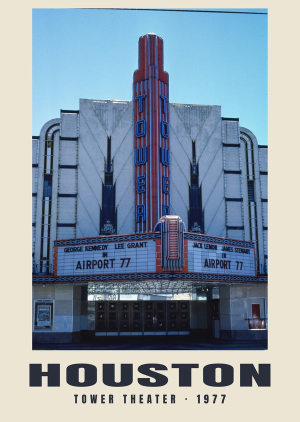 Tower Theater, Houston — 1977 · Historic photograph print