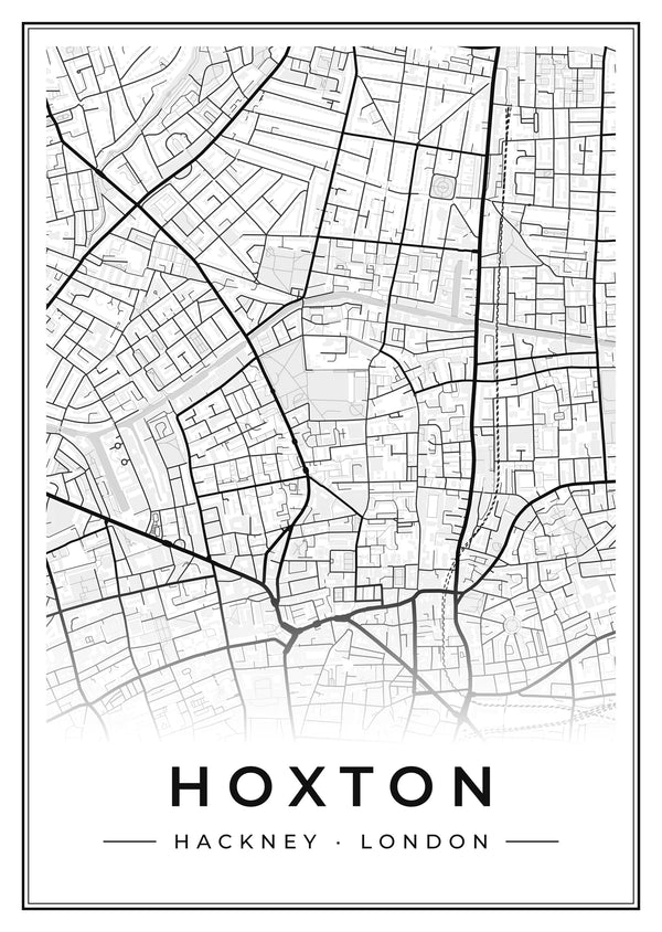 Hoxton Street Map Poster