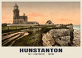 The Lighthouse, Hunstanton, 1890s heritage photograph