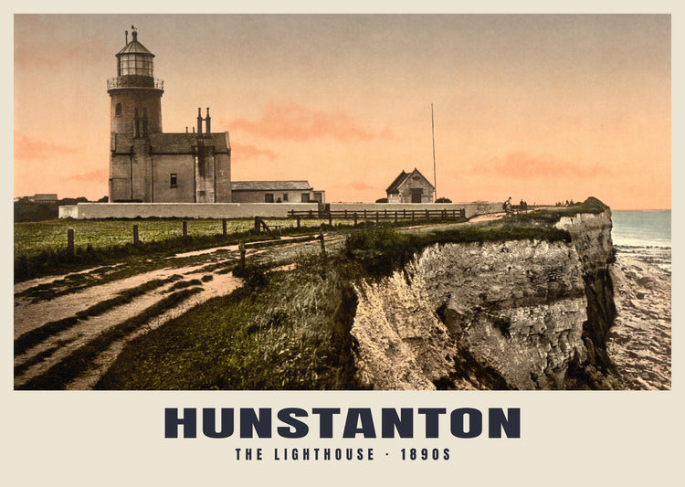 The Lighthouse, Hunstanton, c. 1890–1900 Heritage Print