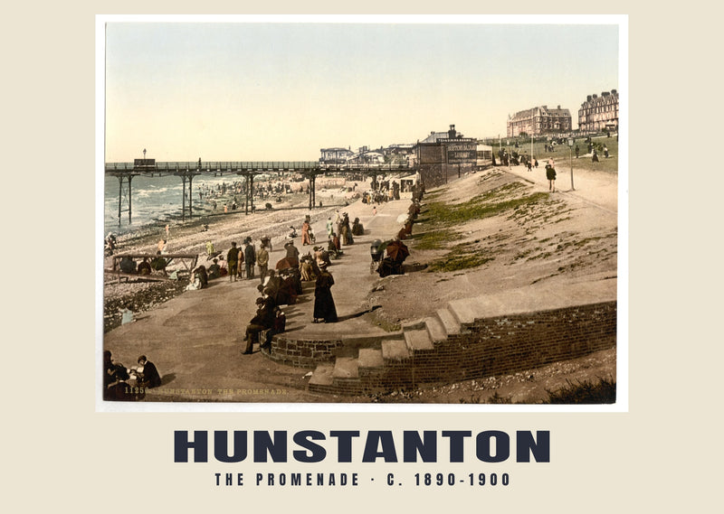 The promenade, Hunstanton, c. 1890–1900 Heritage Print