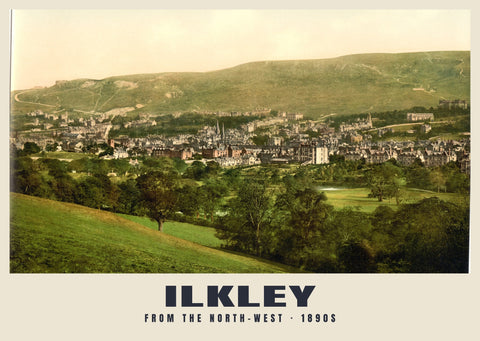 From the North-West, Ilkley, c. 1890–1900 Heritage Print