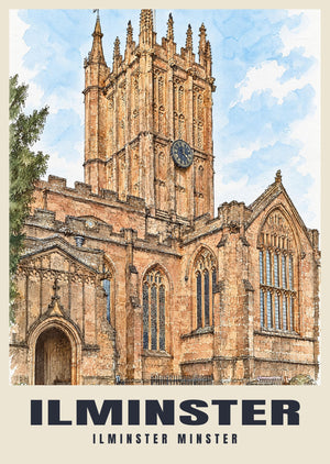 Ilminster Minster Poster