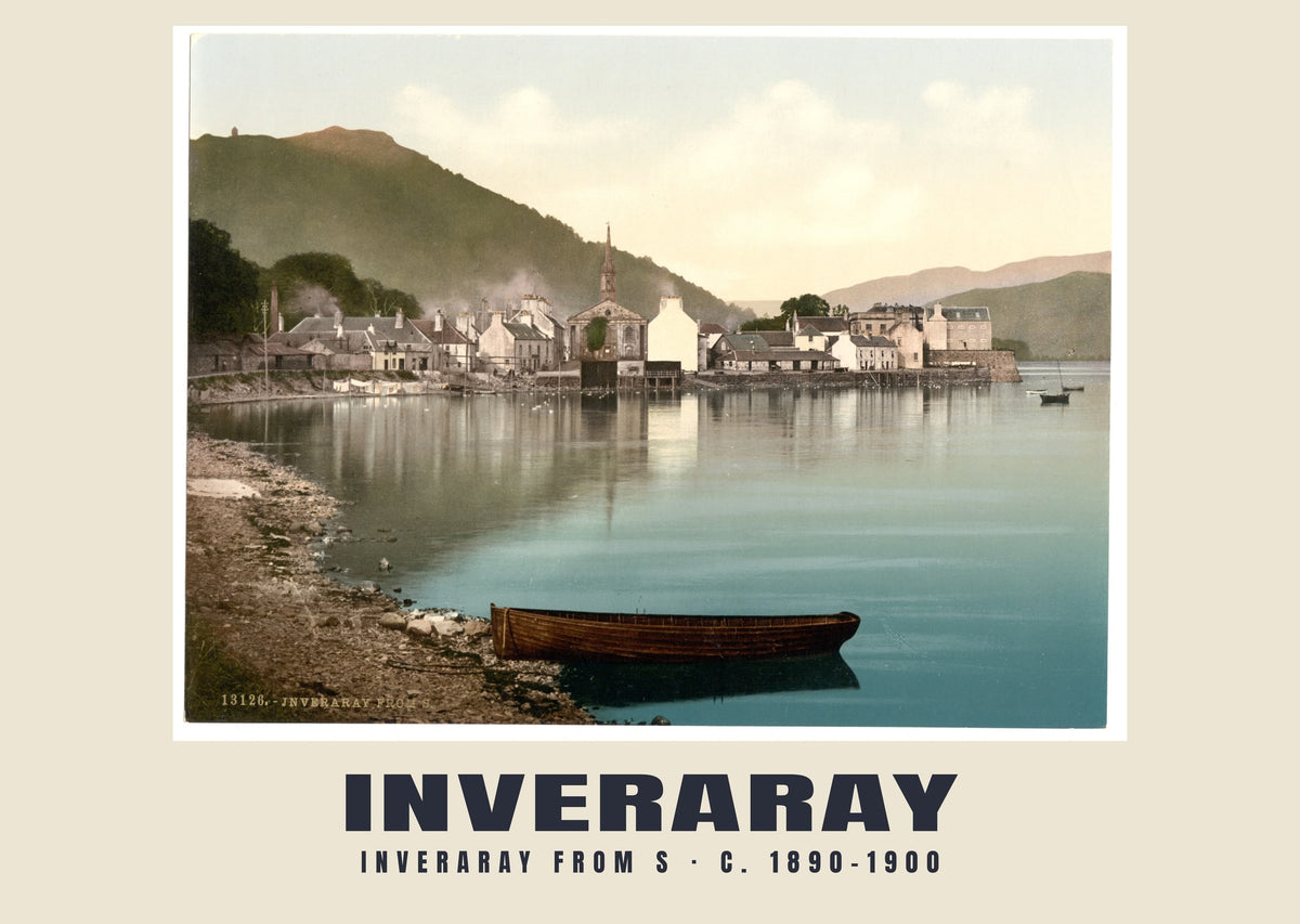 Inveraray from S, c. 1890–1900 heritage photograph