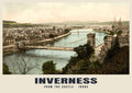 From the Castle, Inverness, 1890s heritage photograph