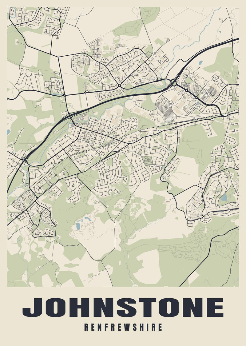 Johnstone Street Map Poster