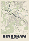 Street map poster of Keynsham, Somerset