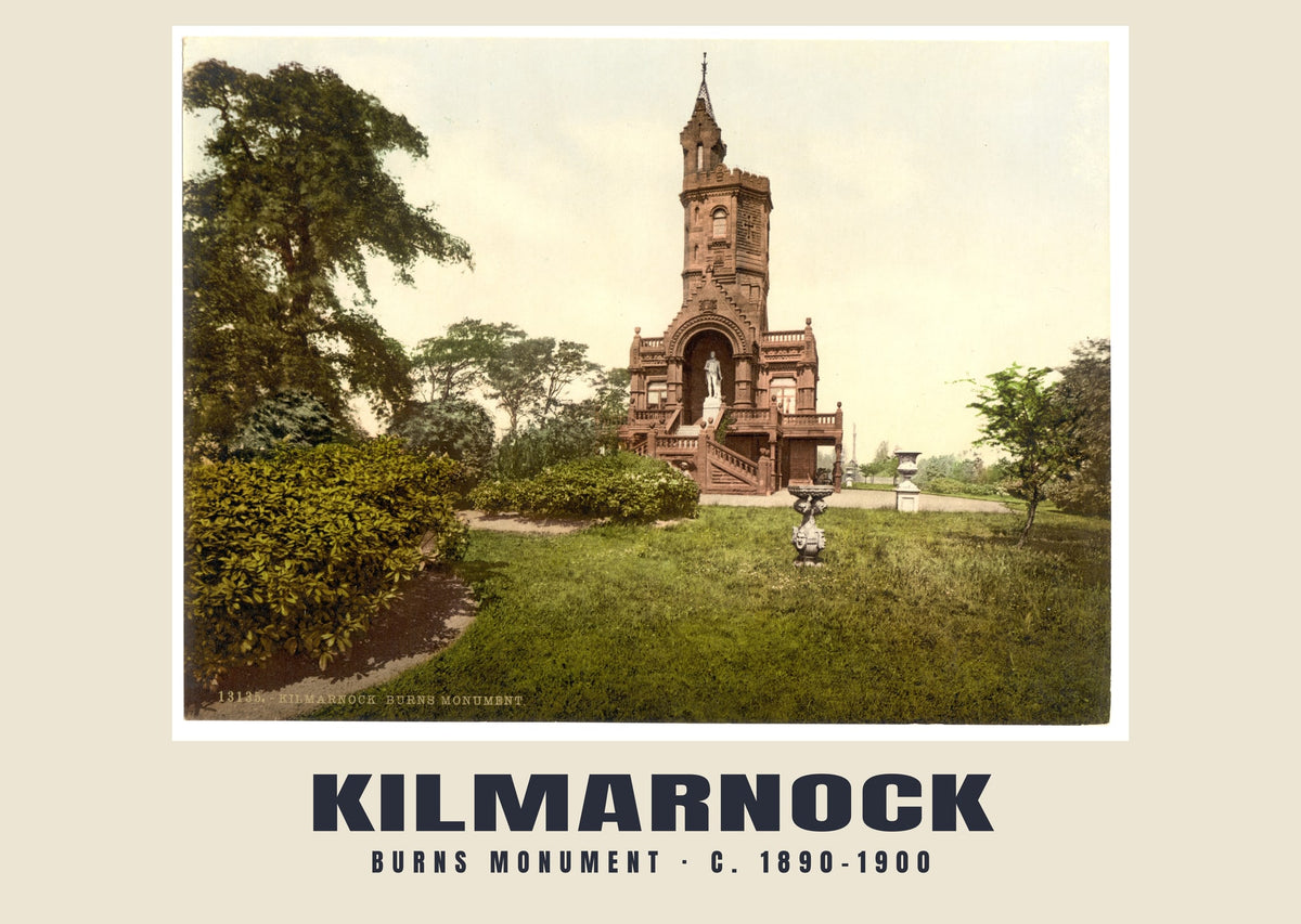 Burns Monument, Kilmarnock, c. 1890–1900 heritage photograph