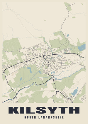 Kilsyth Street Map Poster