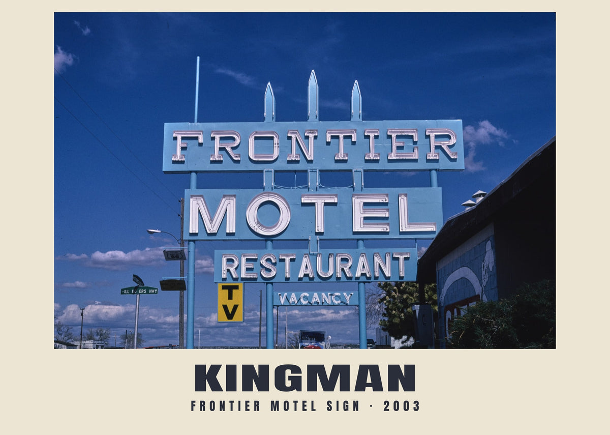Frontier Motel Sign, Kingman, Arizona, 2003