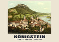 Town and Fortress, Königstein, 1890–1900 heritage photograph