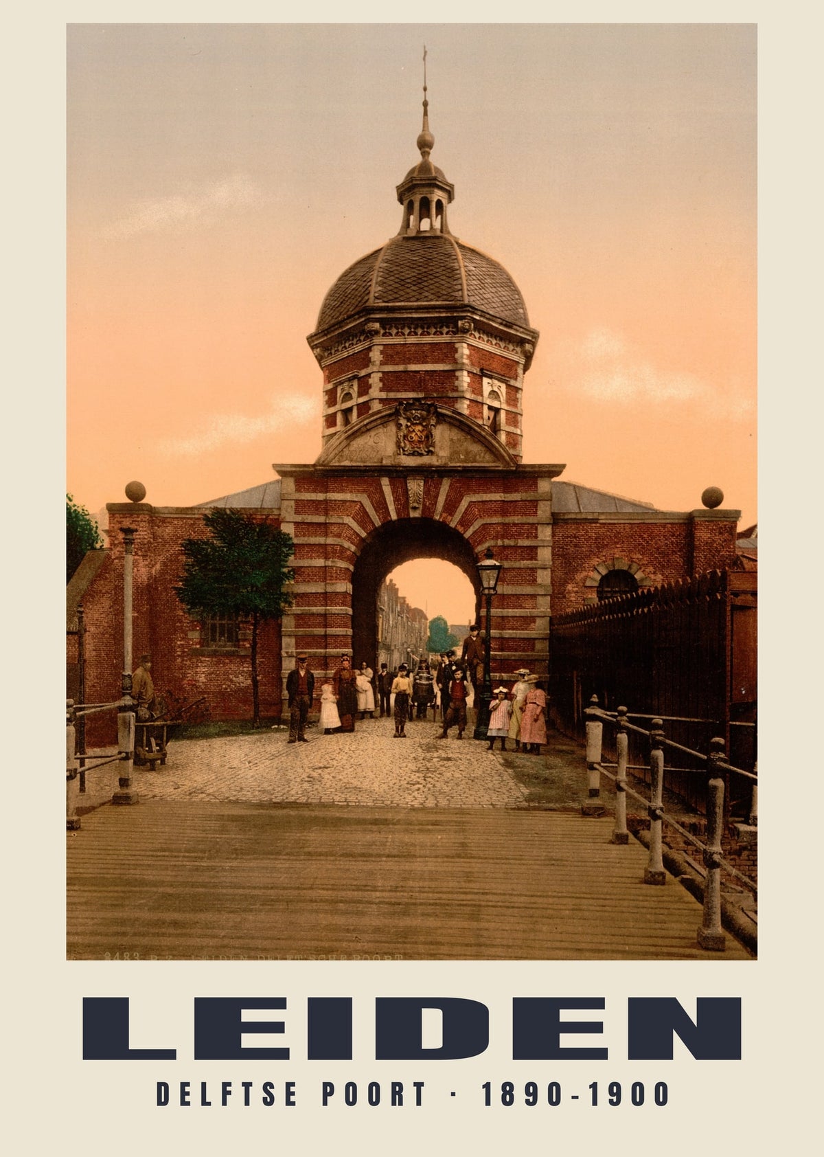 Delftse Poort, Leiden, 1890–1900