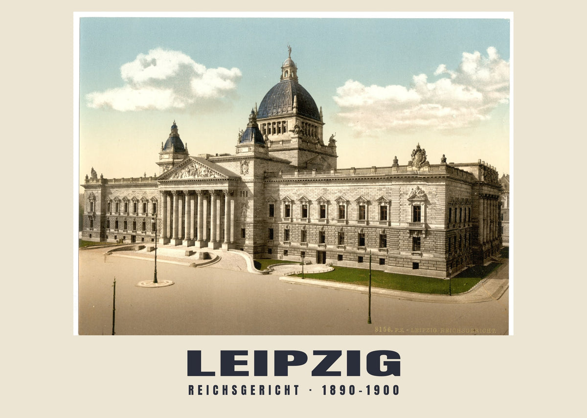 Reichsgericht, Leipzig, 1890–1900 heritage photograph