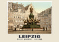 Victory Monument, Leipzig, 1890–1900 heritage photograph