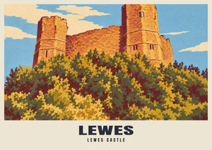 Lewes Castle Poster
