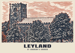 St Andrew’s Church, Leyland Poster
