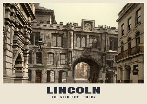 The Stonebow, Lincoln, c. 1890–1900 Heritage Print
