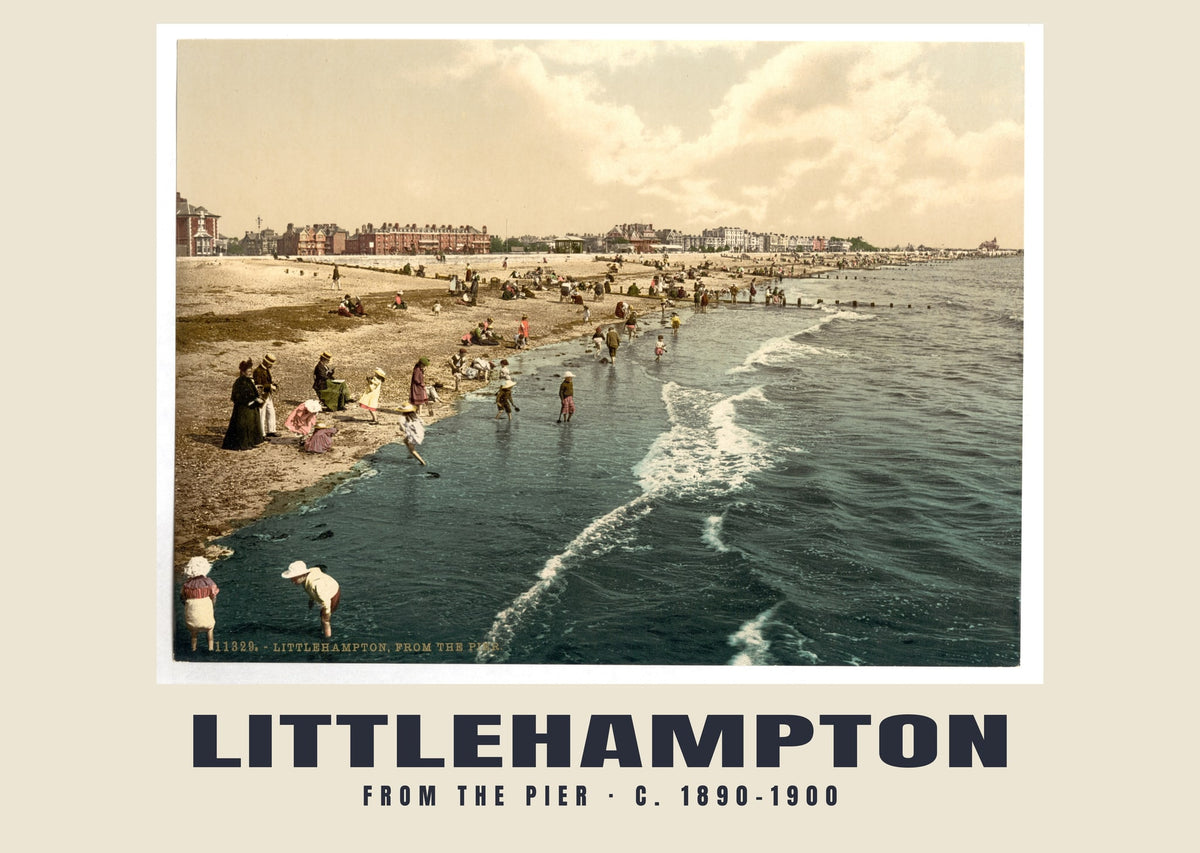 From the pier, Littlehampton, c. 1890–1900 heritage photograph