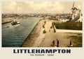 The Harbour, Littlehampton, 1890s heritage photograph