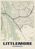 Street map poster of Littlemore, Oxfordshire