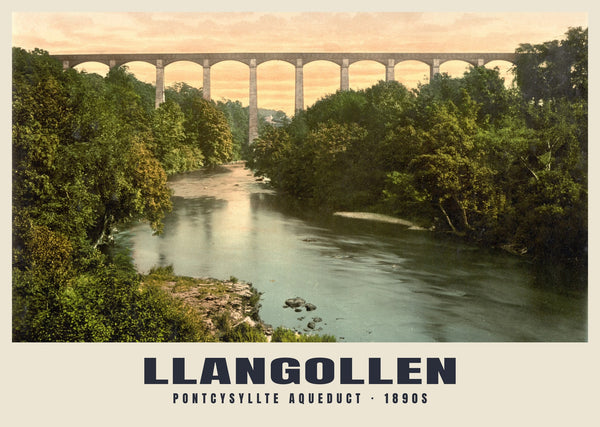Pontcysyllte Aqueduct, Llangollen, c. 1890–1900 Heritage Print