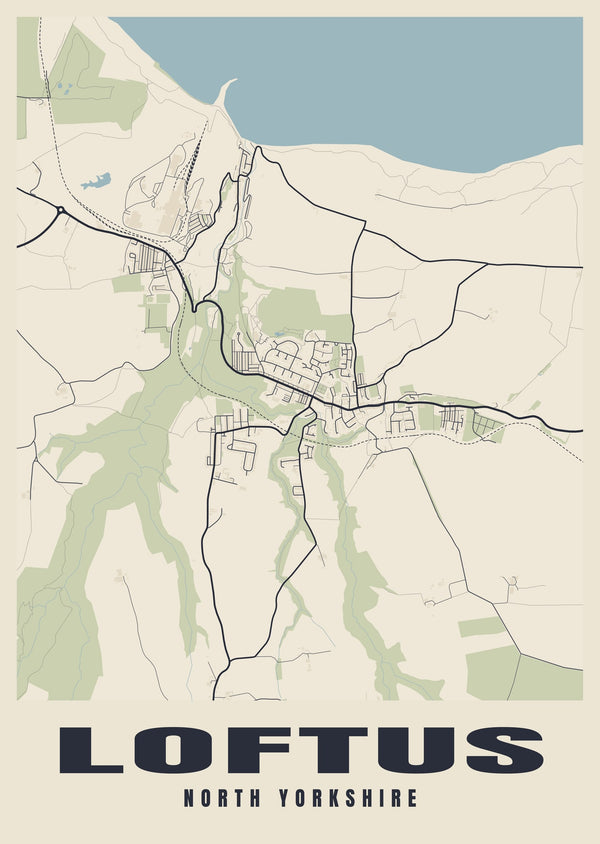 Loftus Street Map Poster
